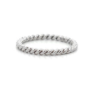 SETHI COUTURE 18K White Gold Rope Band